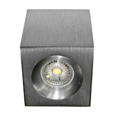 Σποτ Τετράγωνο Οροφής Βαθύ Σταθερό Αλουμινίου Σατινέ με Ντουί 21-04601166